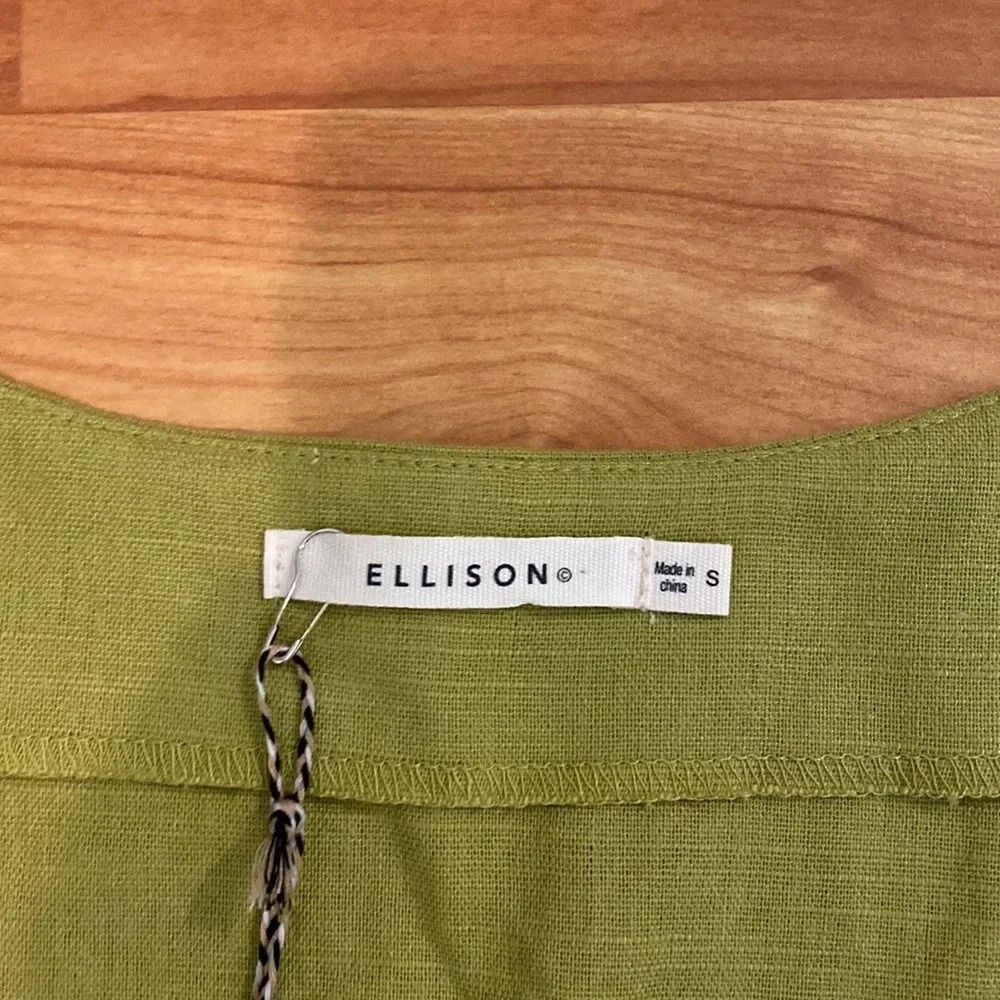 NWT Ellison Dress in Green - Picture 4 of 6